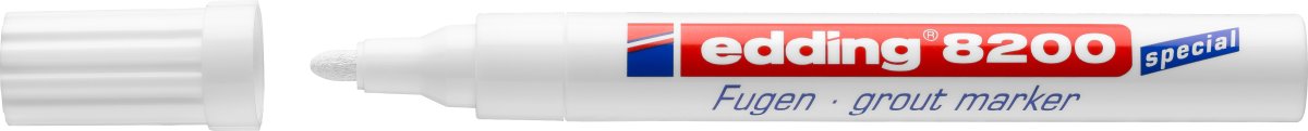Edding 8200 Fuge Marker | Hvid