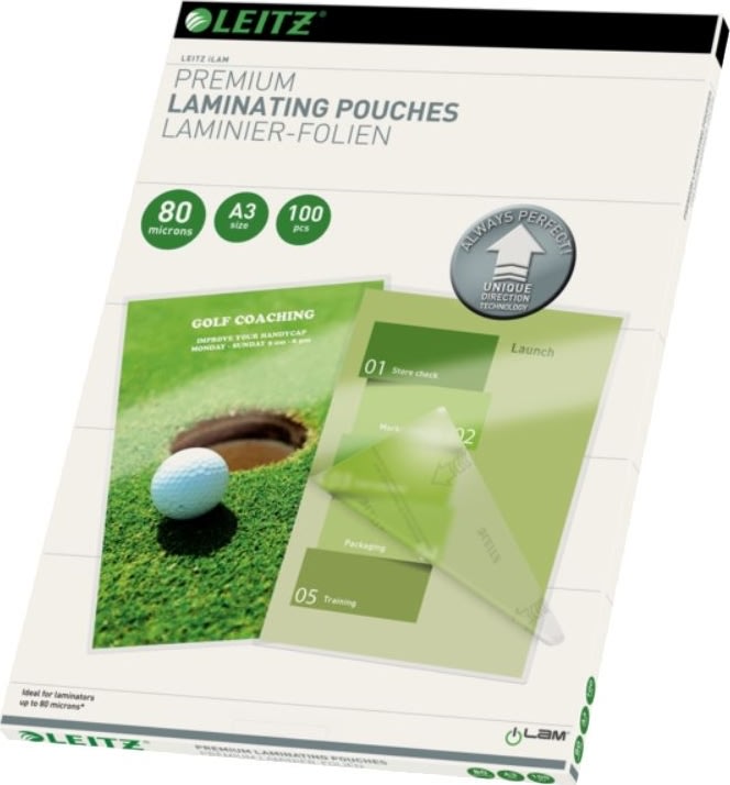 Leitz Lamineringslommer A3 80 mic