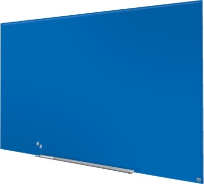 Nobo Glastavle Impression Pro 85" blå
