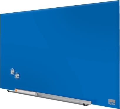 Nobo Glastavle Impression Pro 31" blå