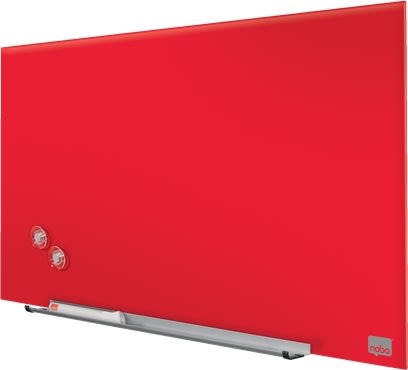 Nobo Glastavle Impression Pro 31" rød