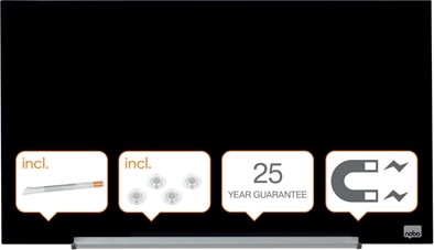 Nobo Glastavle Impression Pro 31" sort