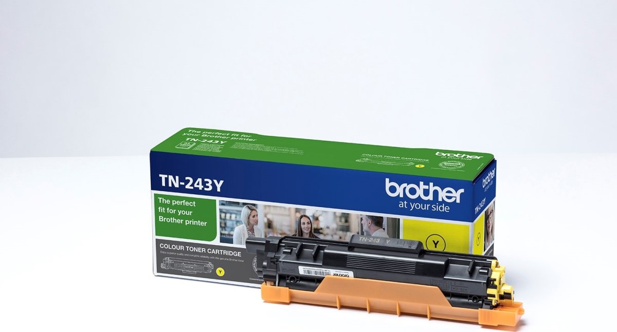 Brother TN-243Y lasertoner, gul, 1.000 sider
