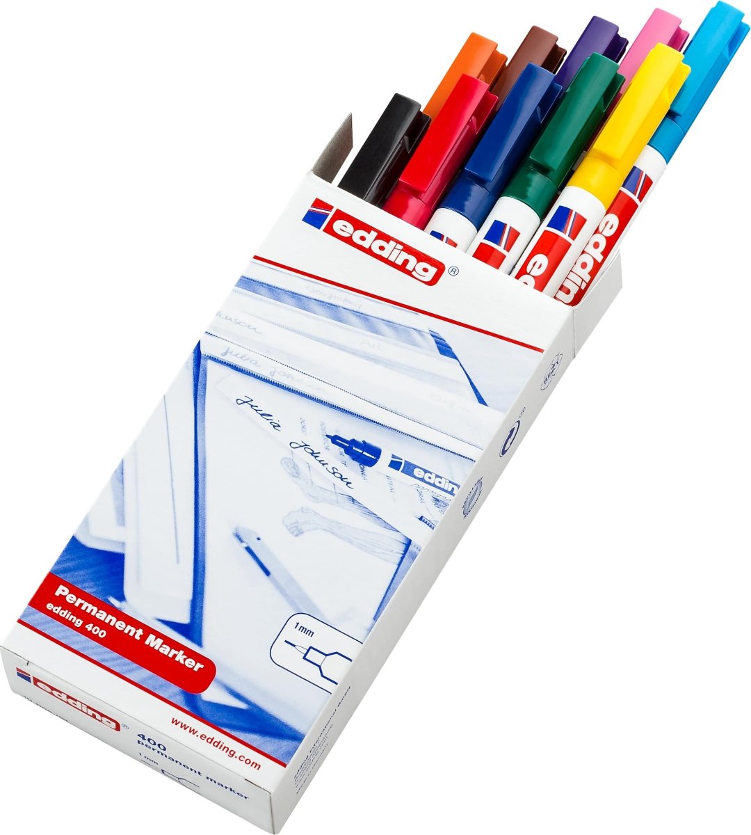 Edding 400 Permanent Marker | 10 farver