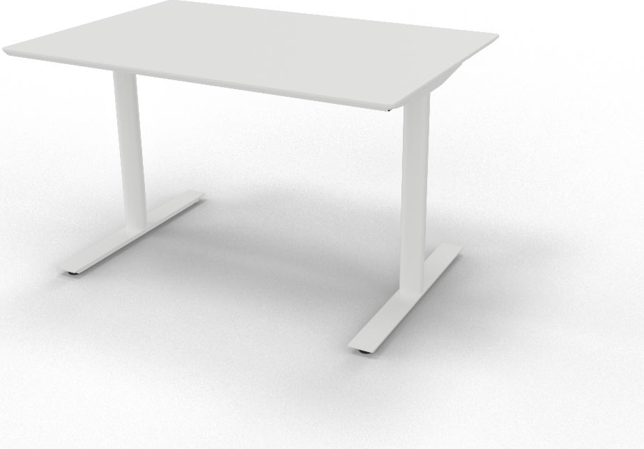 InLine hæve/sænkebord 120x80 hvid/hvid