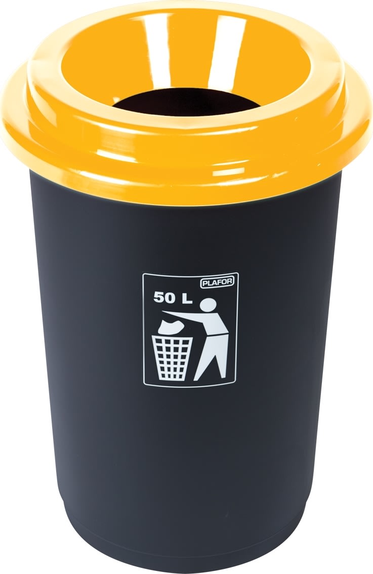 ECO Affaldsspand til sortering | Gul | 50 L
