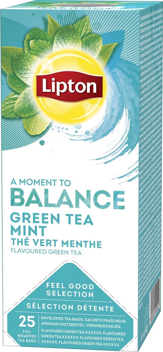 Lipton Grøn Mint te, 25 breve