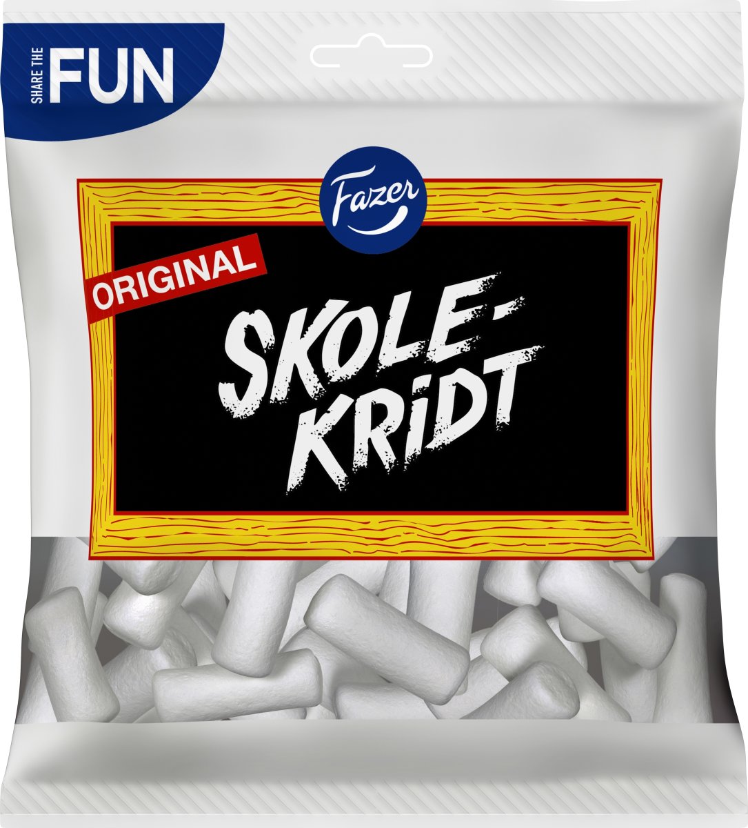 Fazer Skolekridt Lakridser, 280 g