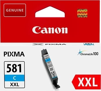 Canon CLI-581XXL blækpatron cyan, 600s