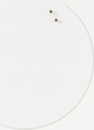 NAGA Nord magnetisk glastavle, 45 cm, hvid