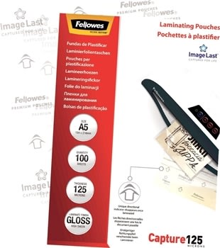 Fellowes Capture 125 mic A5 lamineringslomme gloss