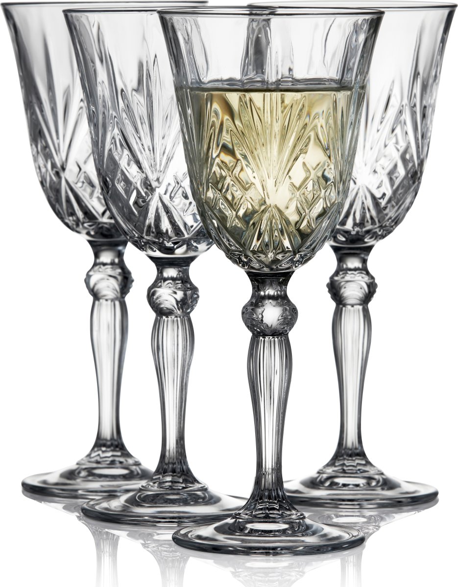 Lyngby Glas Melodia Hvidvinsglas, 4 stk., 21 cl