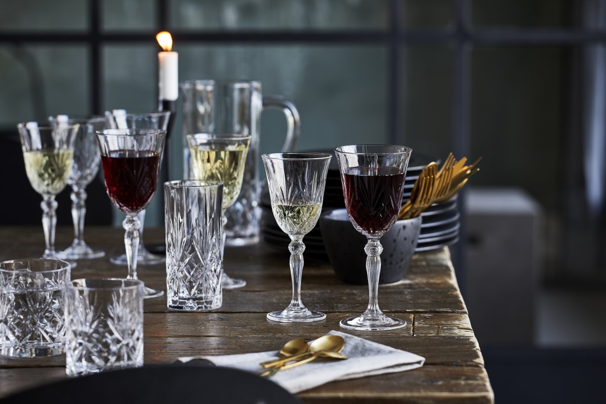 Lyngby Glas Melodia Rødvinsglas, 4 stk., 27 cl
