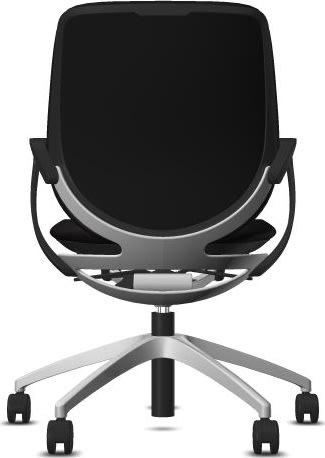 Giroflex 313 kontorstol med armlæn, sort