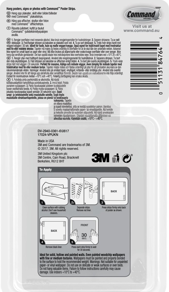 Command Plakatstrips | 48 stk.