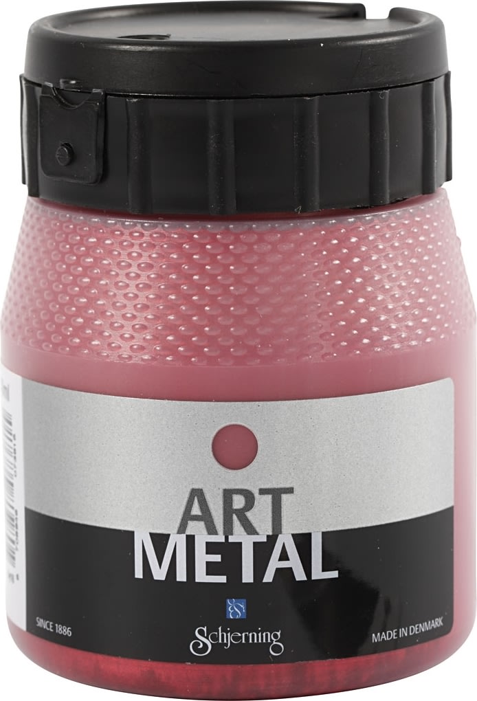 Art Metal Specialmaling, 250 ml, lavarød