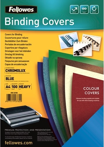 Fellowes Binding Covers A4, blå