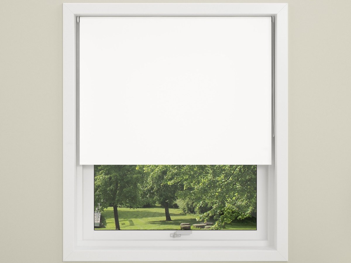 Debel Uni Ensfarvet Rullegardin, 60x175 cm, Hvid
