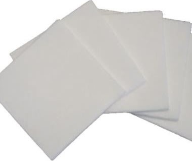 Universalklud uden mikroplast, 38 x 38, Hvid