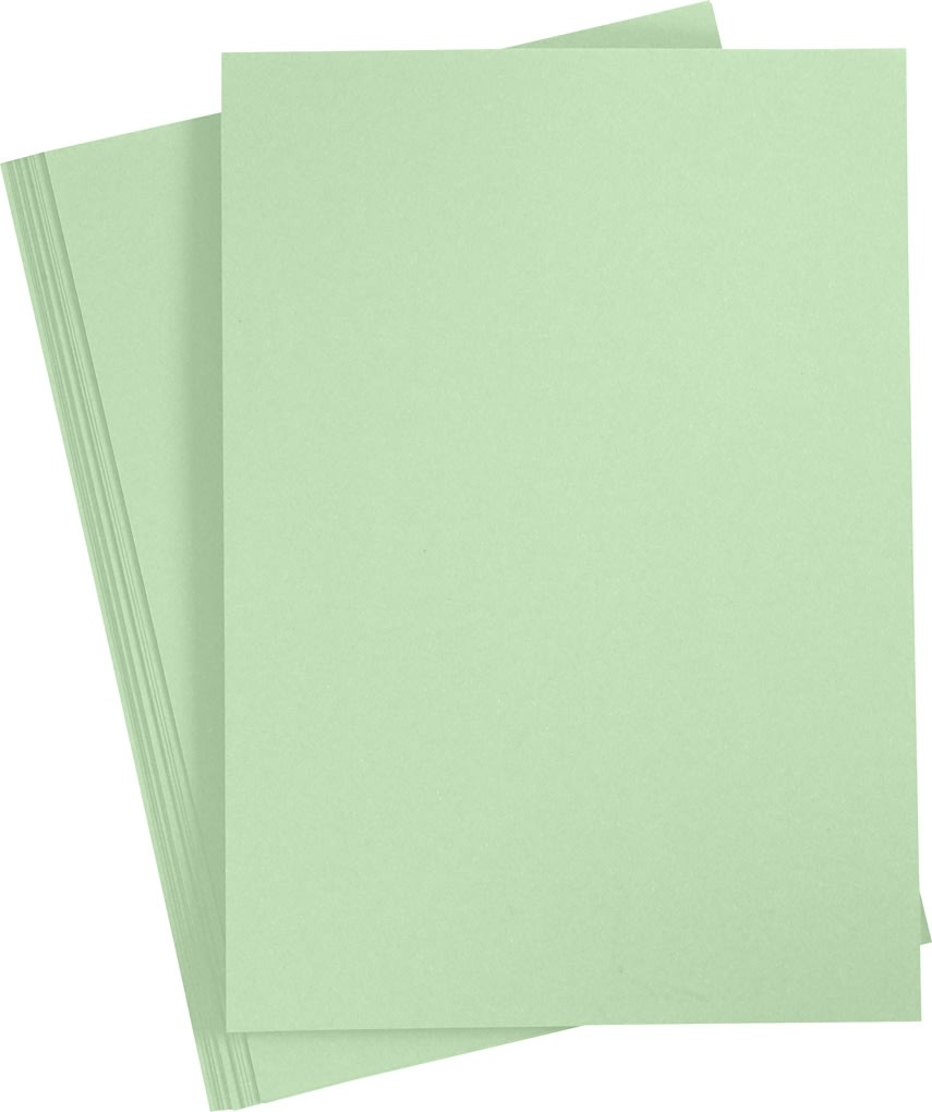 Happy Moments Papir, A4, 70g, 20 ark, lys grøn
