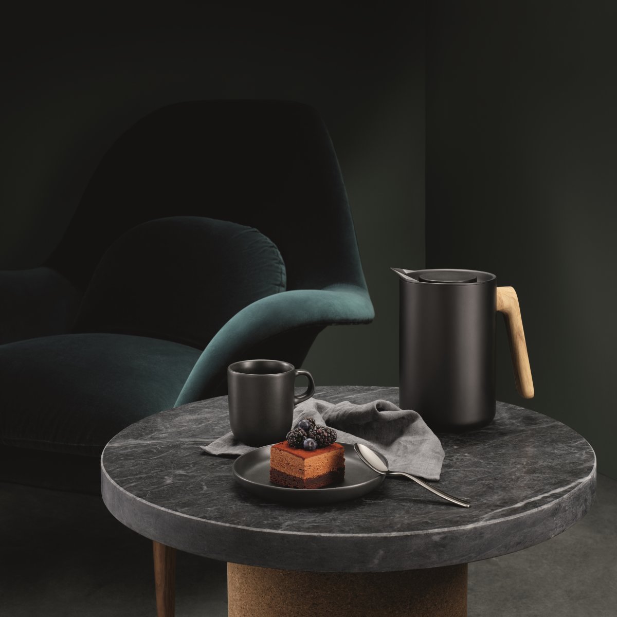 Eva Solo Nordic Kitchen Termokande, sort 1 L