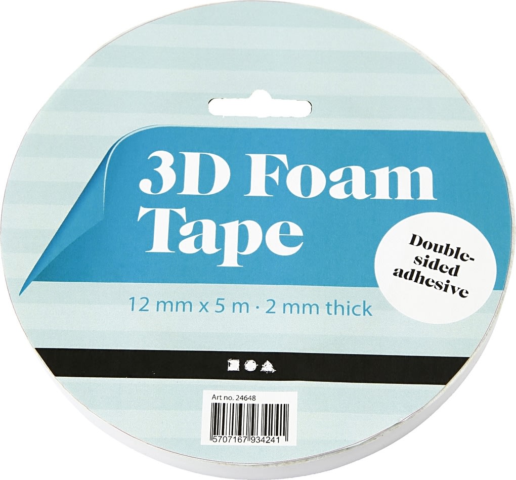 3D Tape, 12 mm x 5 m