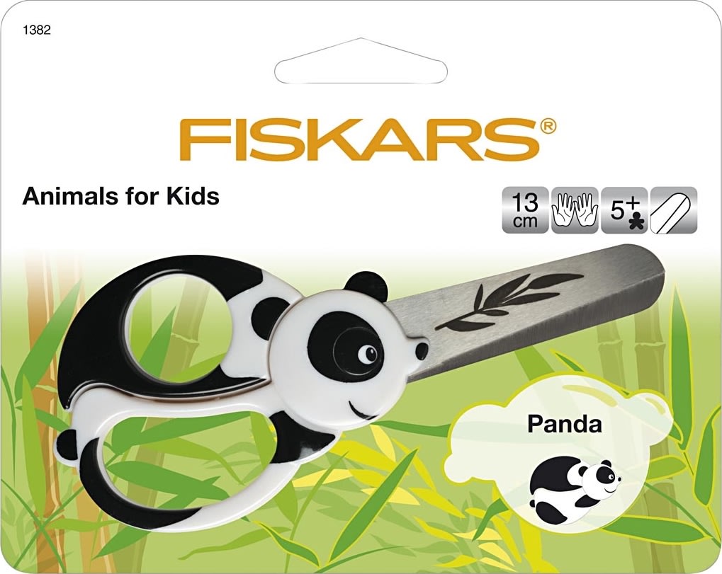 Fiskars Kids Børnesaks, panda