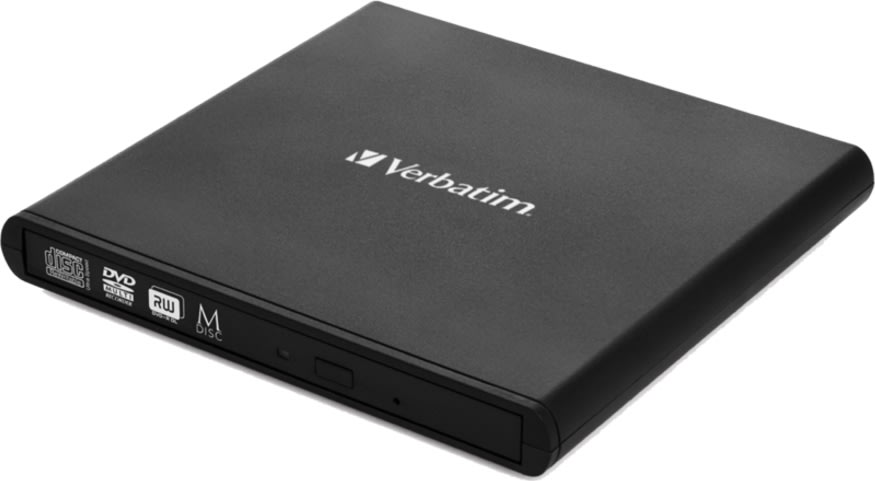 Verbatim mobil DVD brænder USB 2.0, sort