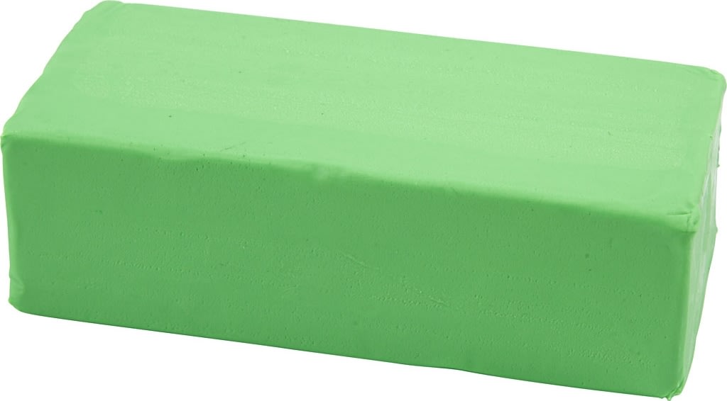 Soft Clay Modellervoks, 500 g, neon grøn