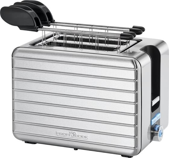 ProfiCook TAZ 1110 2-slice Toaster, stål
