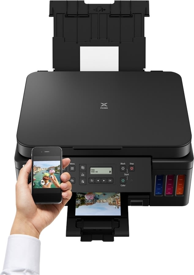 Canon PIXMA G6050 3BK blæk MFP, farve - Se lomax.dk | Lomax
