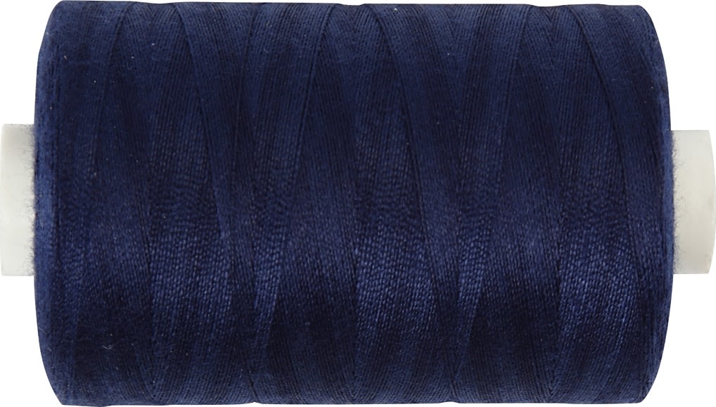 Sytråd, polyester, 1000 m, marineblå