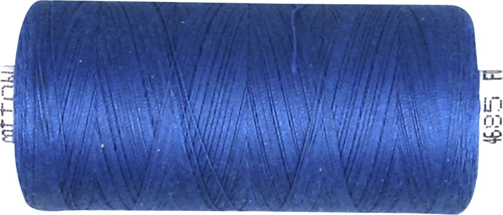 Sytråd, bomuld, 1000 m, blå