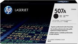HP no 507A CE400A lasertoner, sort, 5500s