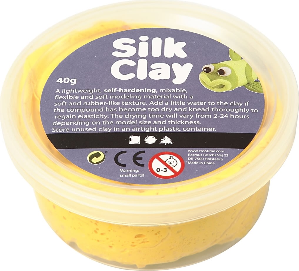 Silk Clay Modellervoks, 40 g, lysegrøn