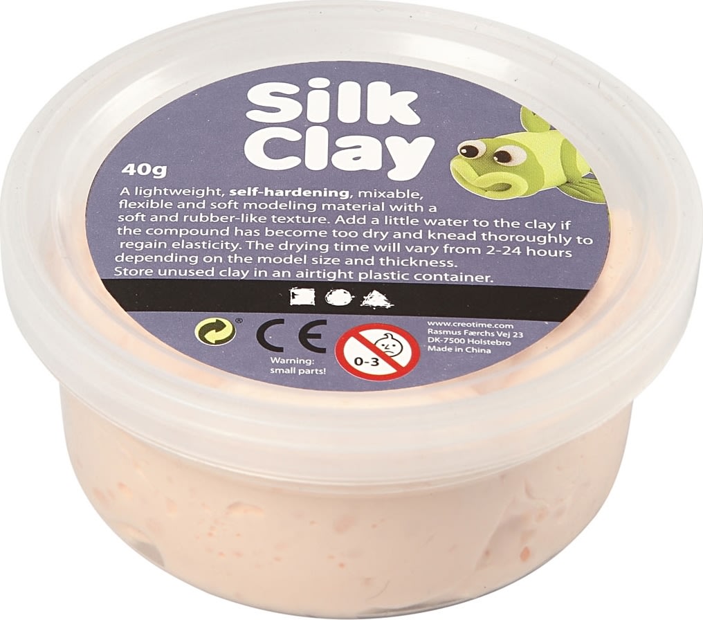 Silk Clay Modellervoks, 40 g, hudfarvet