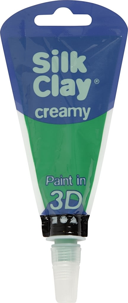 Silk Clay Creamy Modellervoks, 35 ml, grøn