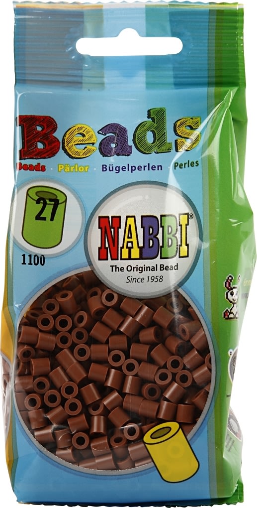 Nabbi Rørperler, 1100 stk, chokolade (27)