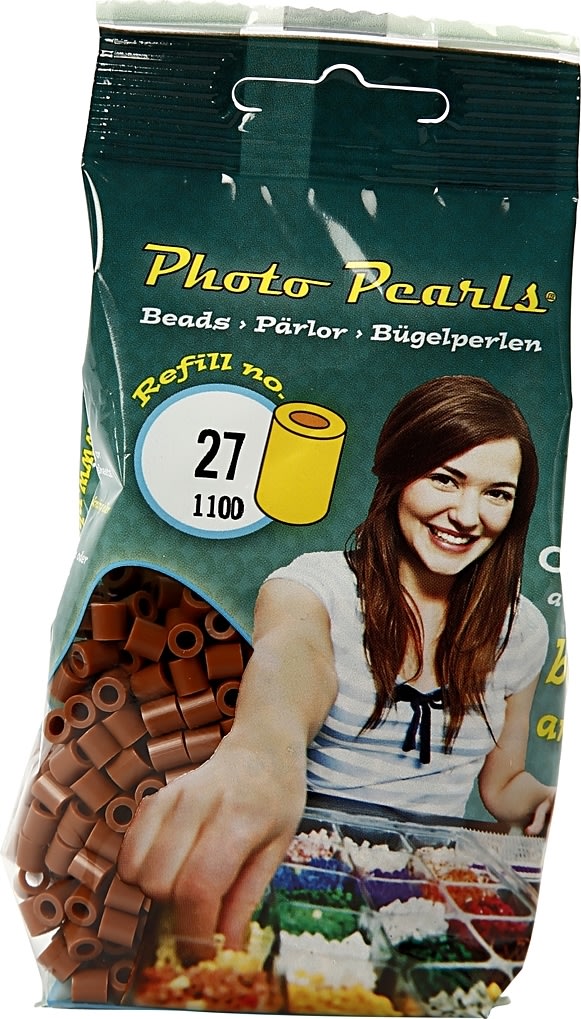 Photo Pearls Rørperler, 1100 stk, chokolade (27)