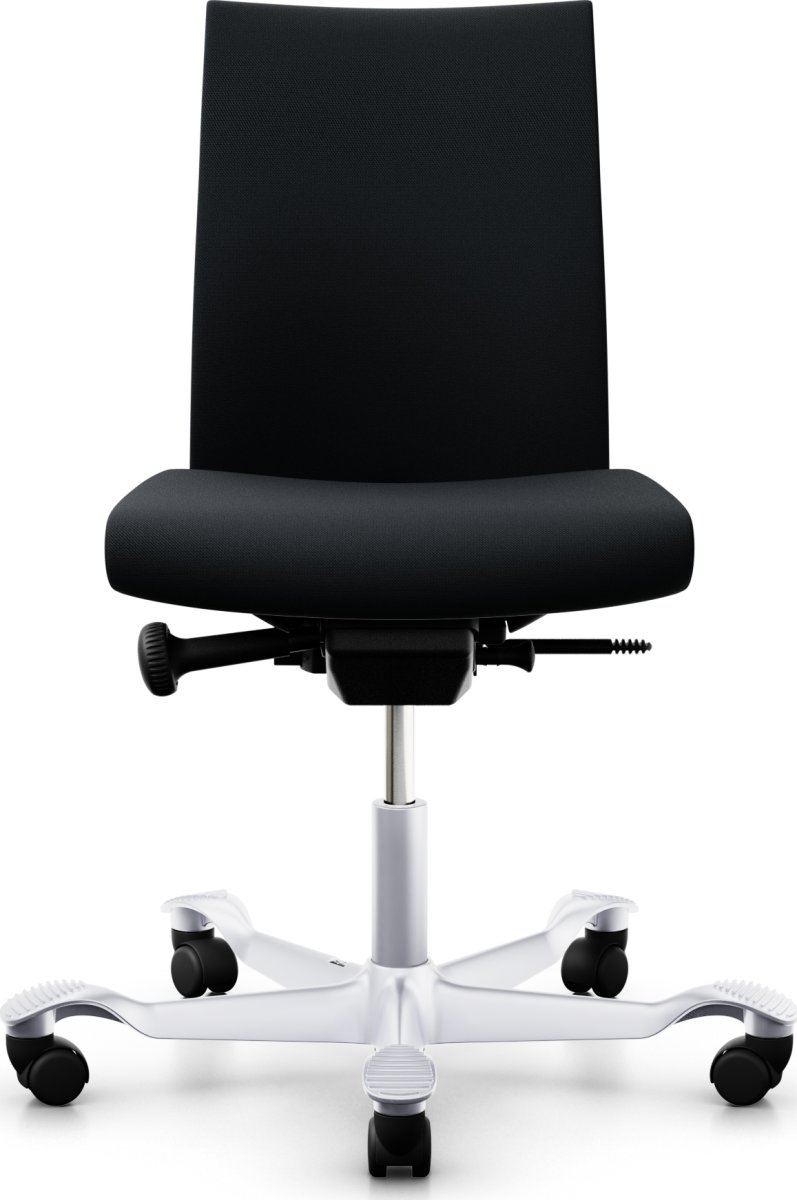 DEMO: HÅG Creed mellem ryg, sort stof/sølv stel