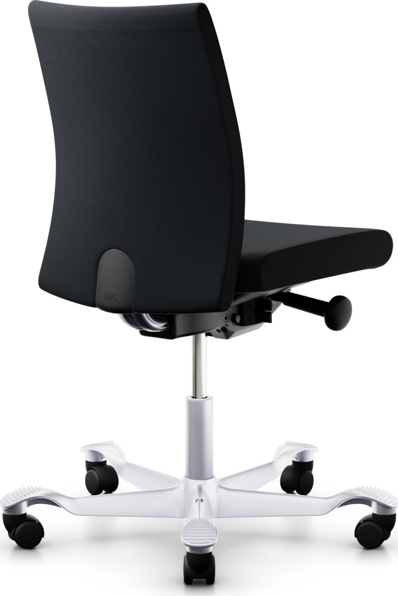 DEMO: HÅG Creed mellem ryg, sort stof/sølv stel