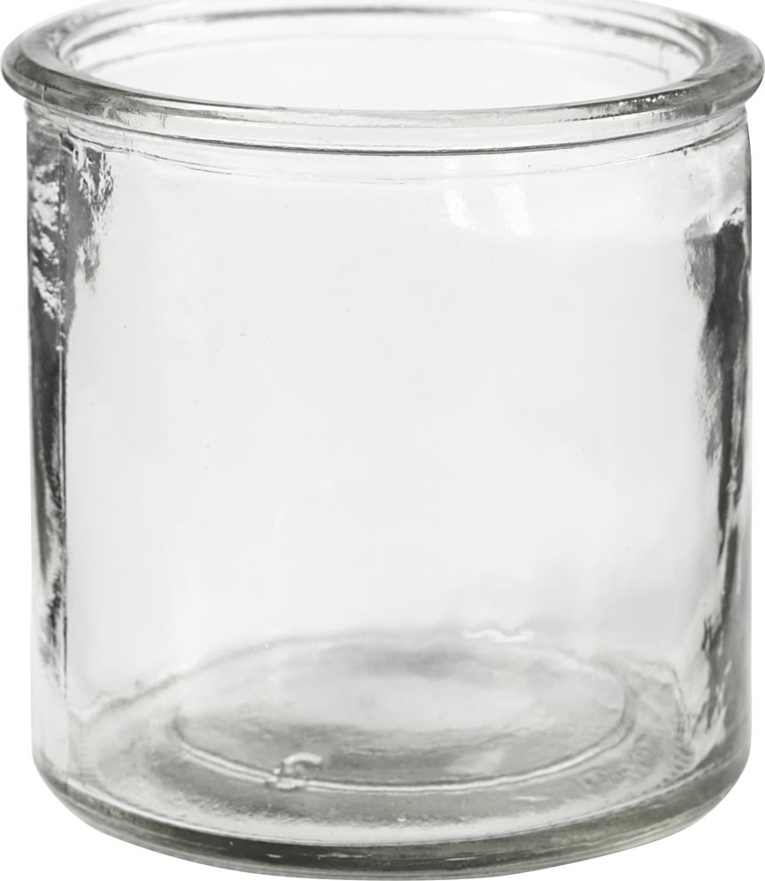 Lysglas, cylinder, H: 7,8 cm, 6 stk