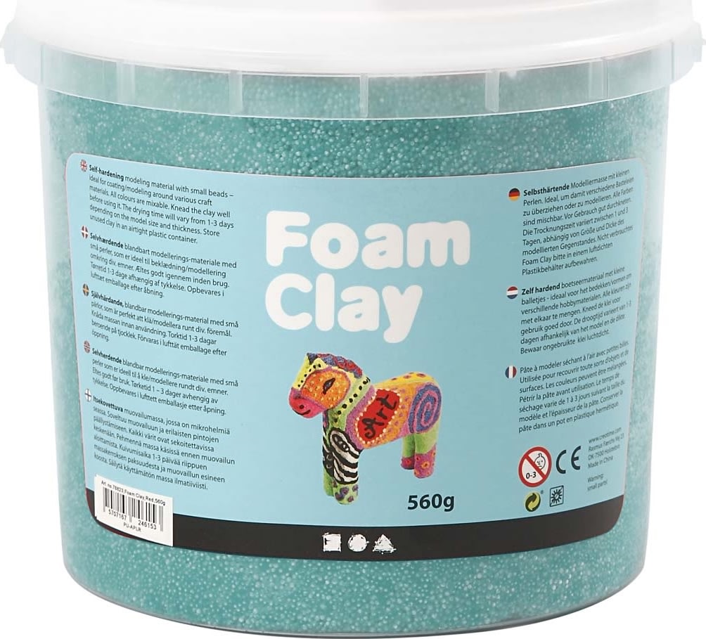 Foam Clay Modellervoks, 560 g, mørk grøn