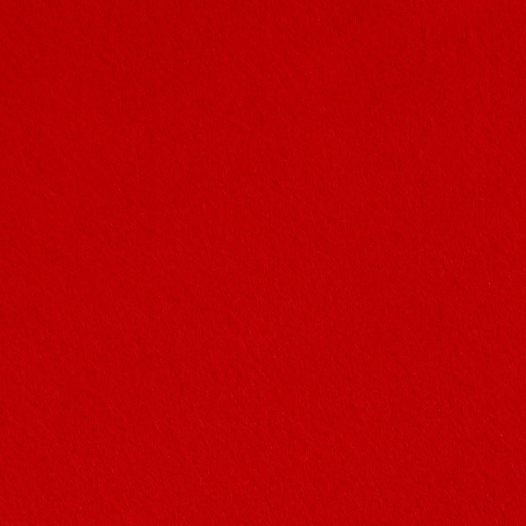 Hobbyfilt i rulle, 45cm x 5m, rød 