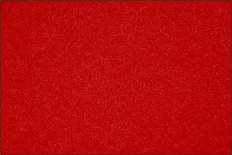 Kraftigt Hobbyfilt, 42x60 cm, rød