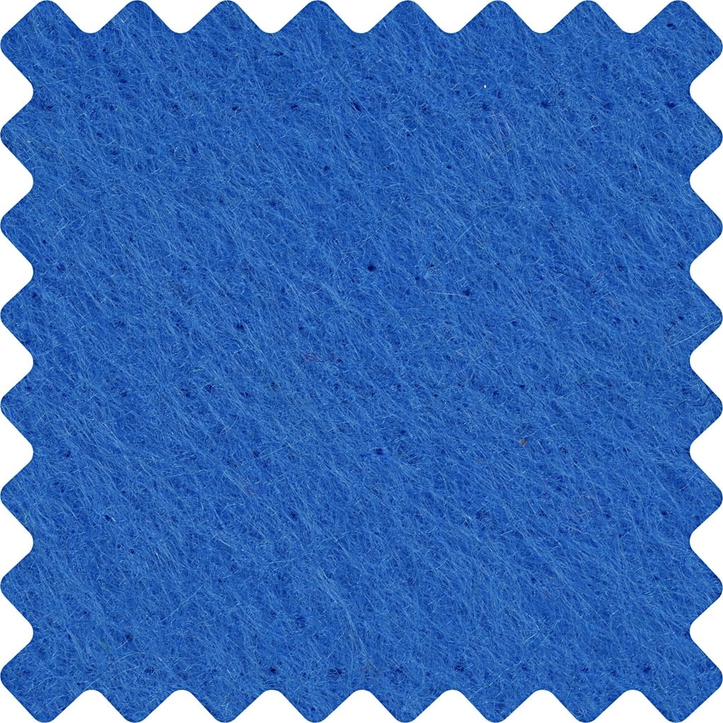 Kraftigt Hobbyfilt, 42x60 cm, blå