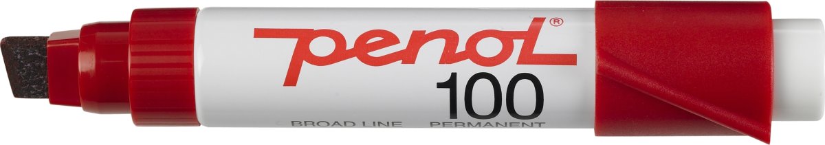 Penol 100 Permanent Marker | Rød