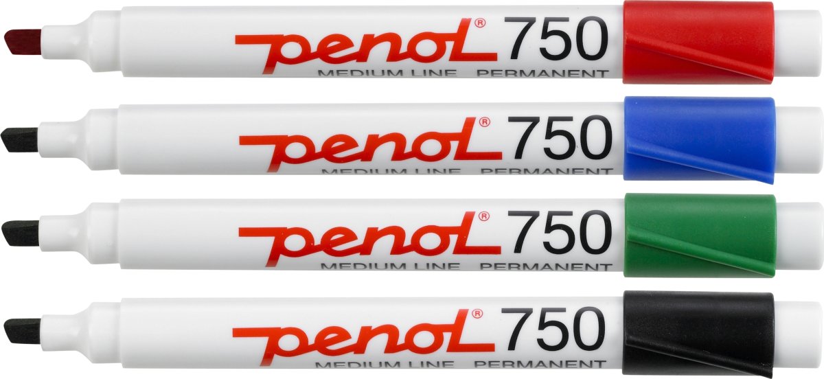 Penol 750 Permanent Marker | Rød