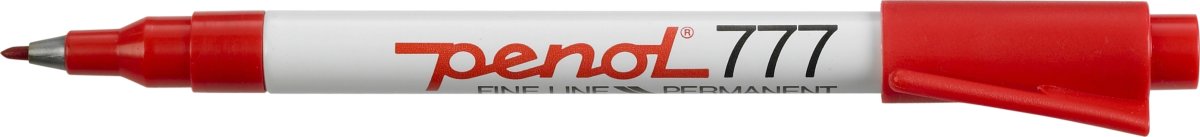 Penol 777 Permanent Marker | Rød