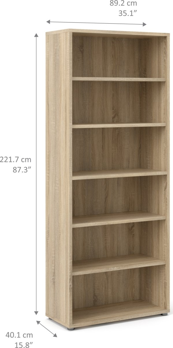 BudgetLine reol med 6 rum, eg